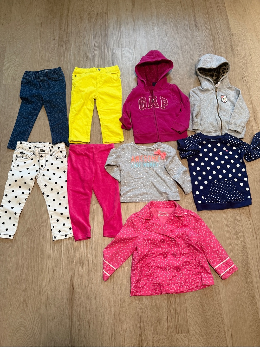 Girls Toddler Fall/Winter Clothing Bundle